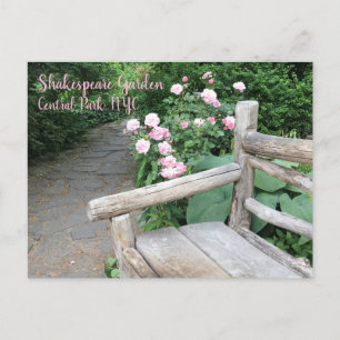 Shakespeare Garden Central Park Briefkaart