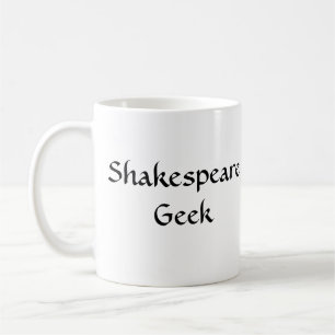 Shakespeare Geek Coffee Mok