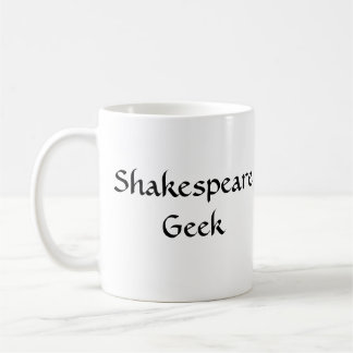 Shakespeare Geek Coffee Mok