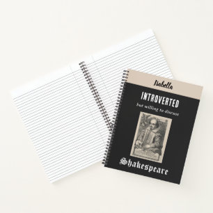 Shakespeare Grappig Humoristisch Gepersonaliseerd Notitieboek