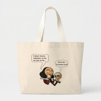 Shakespeare Hamlet, al dan niet om te zijn Grote Tote Bag