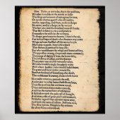 Shakespeare Hamlet om Soliloquy Poster te zijn (Voorkant)