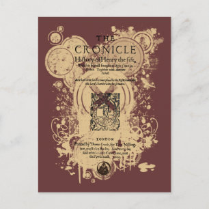 Shakespeare Henry V Quarto Front Piece Briefkaart