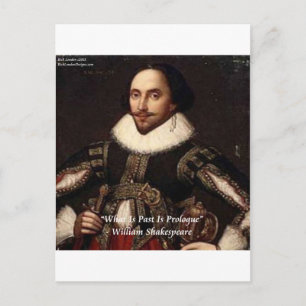 Shakespeare Het Verleden Is Proloog Citaat Briefkaart