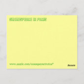 "SHAKESPEARE IN PARIJS" BRIEFKAART (Achterkant)