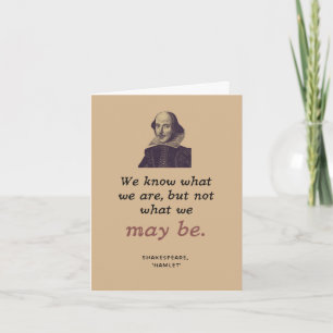 Shakespeare Inspiration  Bookish Afstuderen Kaart