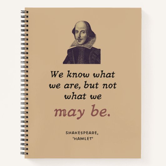 Shakespeare Inspiration  Bookish Afstuderen Notitieboek (Voorkant)