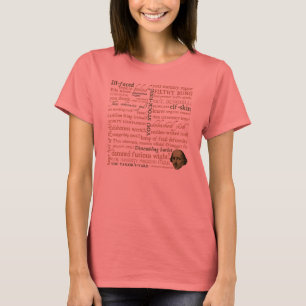 Shakespeare Insults Collectie T-shirt