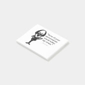 Shakespeare Insults Coriolinus Post-it® Notes (Schuin)