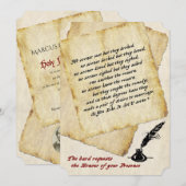 Shakespeare Liefde Citaten Bruiloft Uitnodiging (Voorkant / Achterkant)