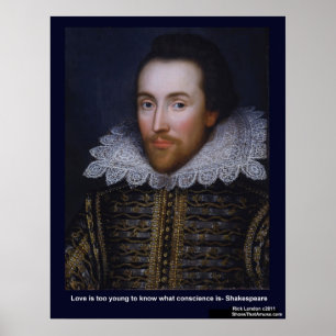 Shakespeare Liefde Te Jonge Liefde Quote Posters