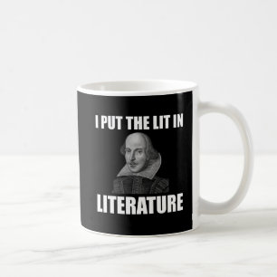 Shakespeare Literature Fan Funny Koffiemok
