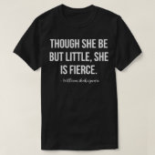 Shakespeare Little but Fierce Quote Pullover (Design voorkant)
