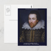 Shakespeare Love/Citations Interminables Cartes Ca (Devant / Derrière)