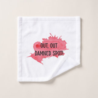 Shakespeare Macbeth Citation de linge "Out Spot"