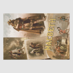 Shakespeare Macbeth Decoupage Tissue Paper Tissuepapier
