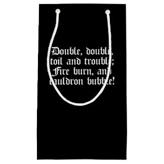 Shakespeare Macbeth Play Quote Double Klein Cadeauzakje