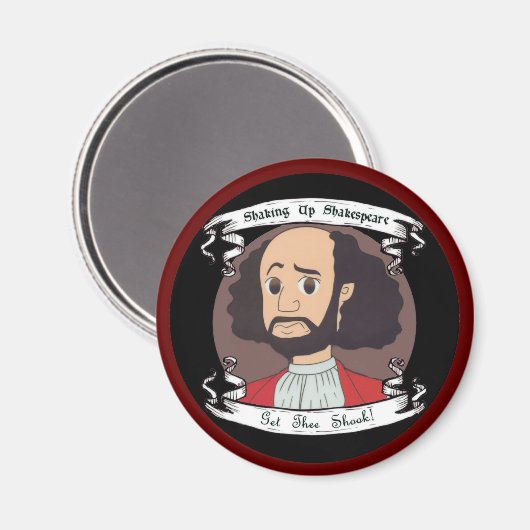 Shakespeare Magnet opschudden Magneet (Voorkant / Achterkant)
