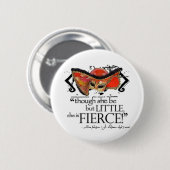 Shakespeare MidSummer Night's Dream Fierce Quote Ronde Button 5,7 Cm (Voorkant /achterkant)