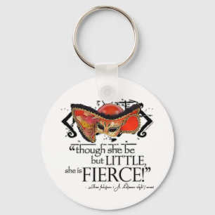 Shakespeare MidSummer Night's Dream Fierce Quote Sleutelhanger