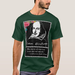 Shakespeare Midzomer Nights Dream Quote T-shirt