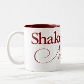 Shakespeare Nerd-mok koffie Tweekleurige Koffiemok (Links)