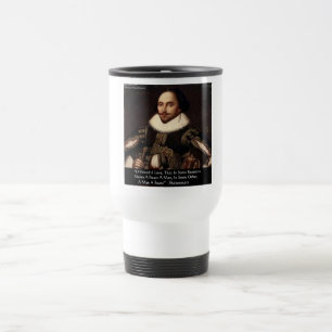 Shakespeare "O Krachtige Liefde" Citaat Cadeaus T- Reisbeker