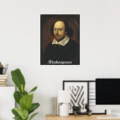 Shakespeare op een poster (Thuiskantoor)