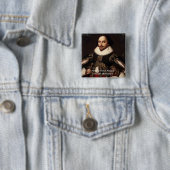 Shakespeare Past is Prolog Quote Vierkante Button 5,1 Cm (In situ)