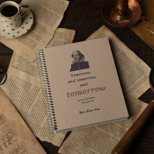 Shakespeare personnalisé Cute Dark Academia