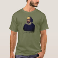 Shakespeare portret en handtekening