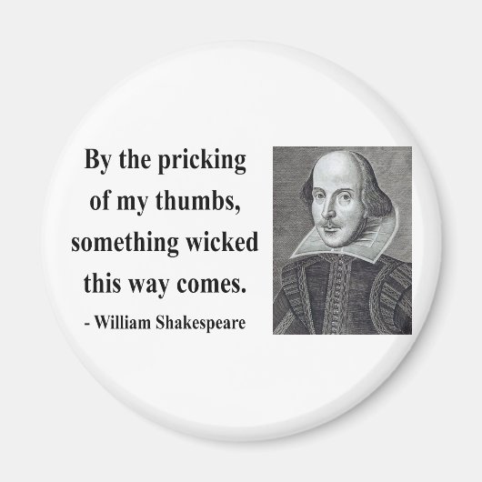 Shakespeare Quote 10b Magneet (Voorkant)