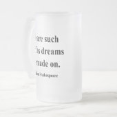 Shakespeare Quote 2a Matglas Bierpul (Voorkant links)