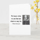 Shakespeare Quote 3b Kaart (Gele Bloem)