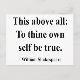 Shakespeare Quote 8a Briefkaart