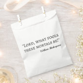 Shakespeare Quote - Fool Mortals I Bedankzakje (Geknipt)