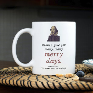 Shakespeare Quote Fun Dark Academia Happy Birthday Koffiemok