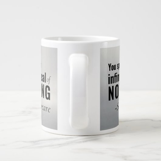 Shakespeare Quote Mok U spreekt oneindig niets (Achterkant)