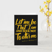 Shakespeare Quote Much Ado About Nothing Gift Play Kaart (Gele Bloem)