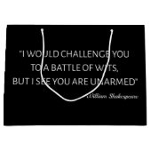 Shakespeare Quote - Slag om gerechten Groot Cadeauzakje (Voorkant)