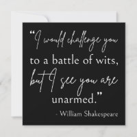 Shakespeare Quote - strijd om wit II