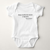 Shakespeare Quotes Romper (Voorkant)