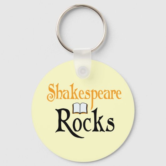 Shakespeare Rocks Sleutelhanger Gift (Voorkant)