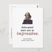 Shakespeare Romeo & Juliet Cute Funny Afstuderen Briefkaart (Voorkant / Achterkant)