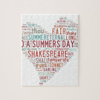 Shakespeare Sonnet 18 Legpuzzel