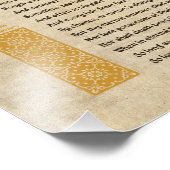 Shakespeare Sonnet 18 (XVIII) op het perkament Foto Afdruk (Hoek)