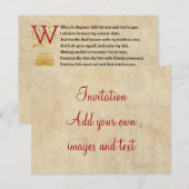 Shakespeare Sonnet 29 (XXIX) op Parchment Kaart (Voorkant / Achterkant)