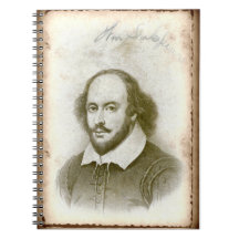 Shakespeare Spiral notebook