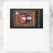 Shakespeare-Stickers opschudden Rechthoekige Sticker (Tas)