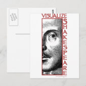Shakespeare visualiseren briefkaart (Voorkant / Achterkant)